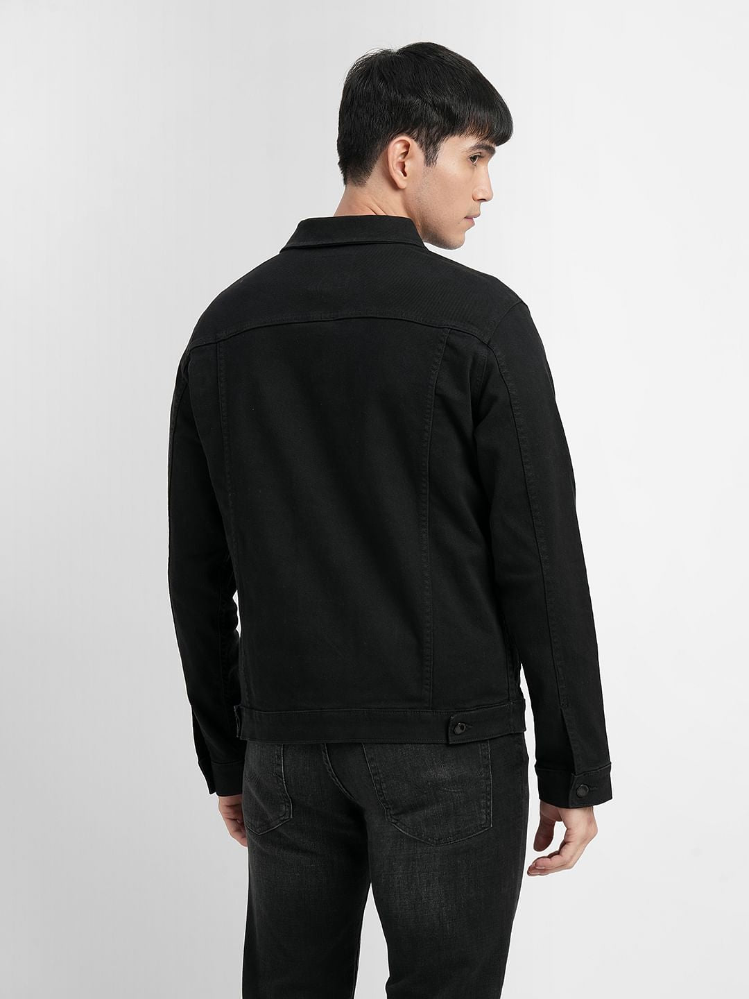 Black Trucker Denim Jacket