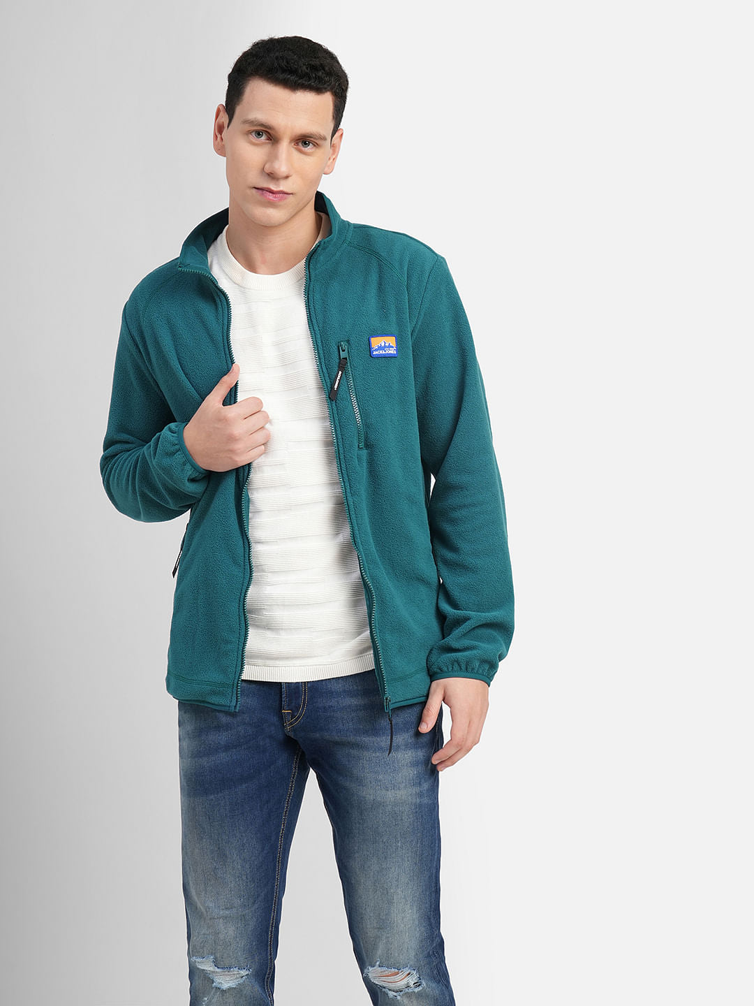 Coral Blue Polar Jacket