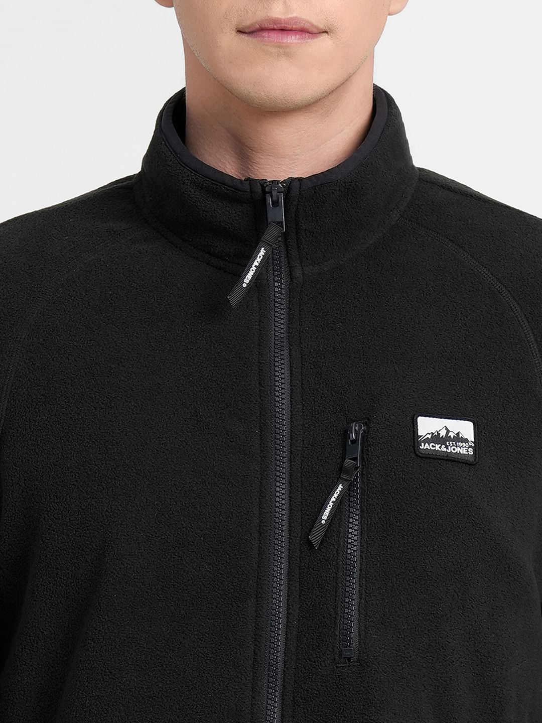 Black High Neck Jacket