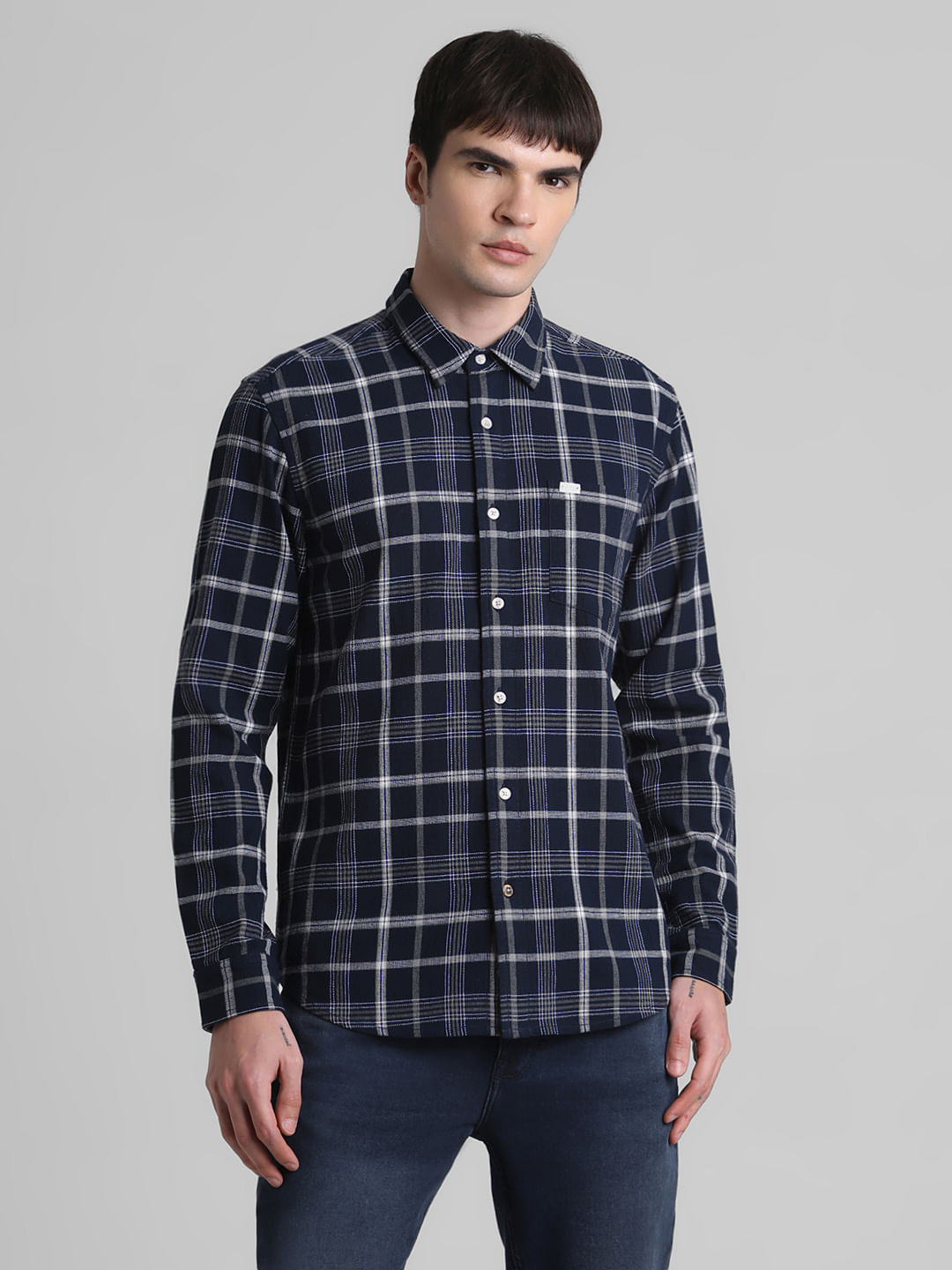 Red Check Full Sleeves Shirt