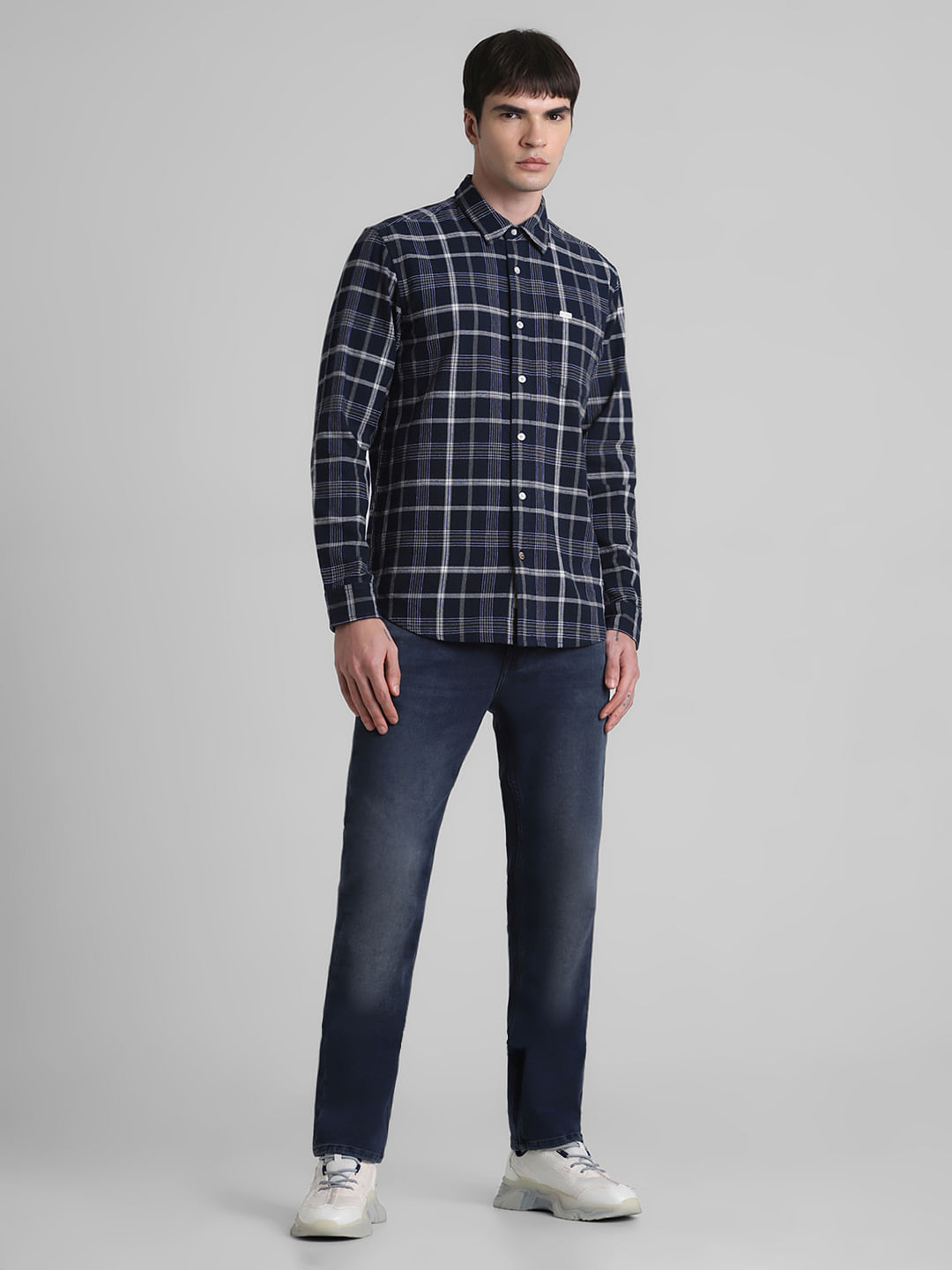 Red Check Full Sleeves Shirt
