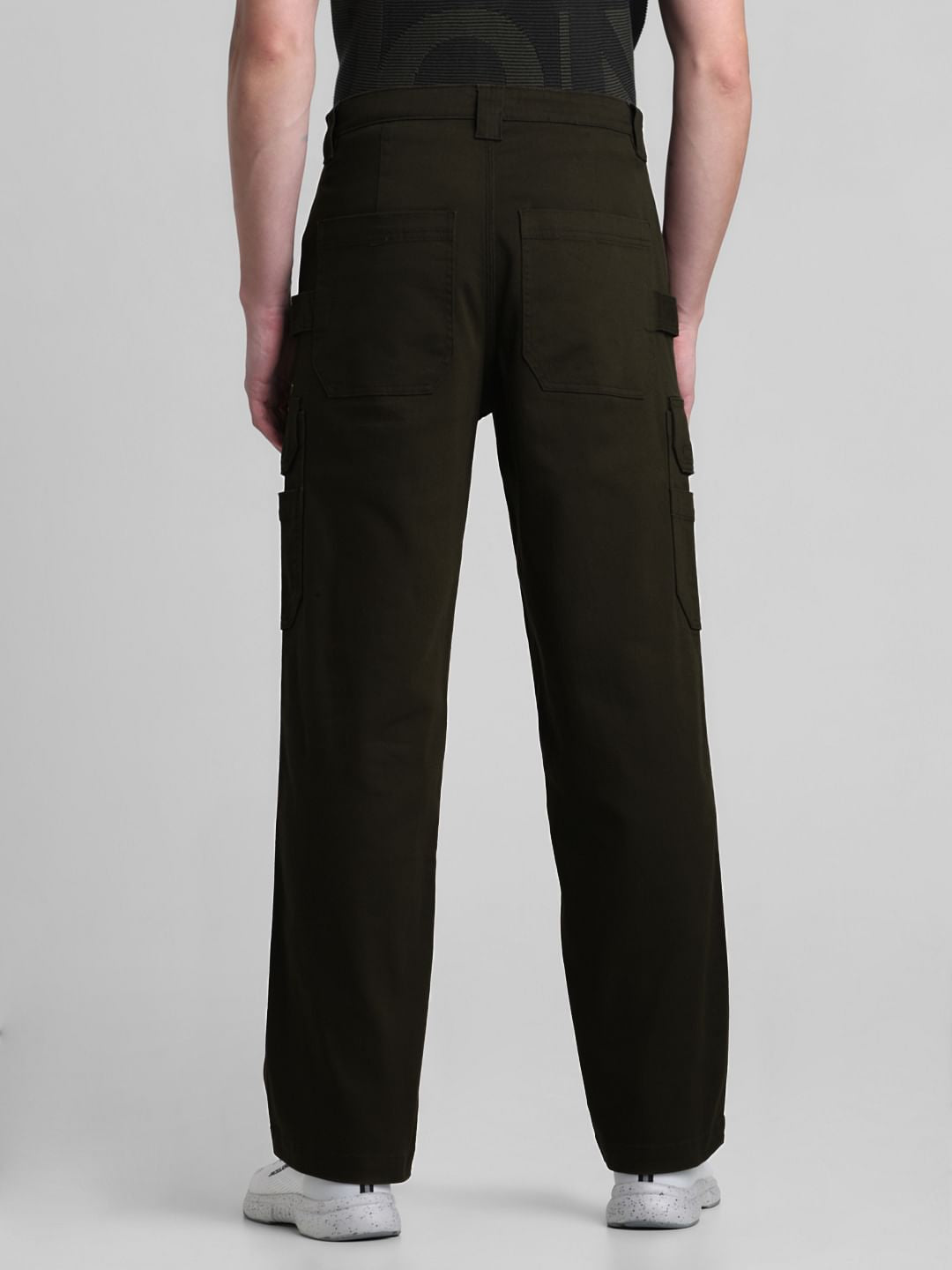 Regular Fit 6 Pocket Cargos - Green