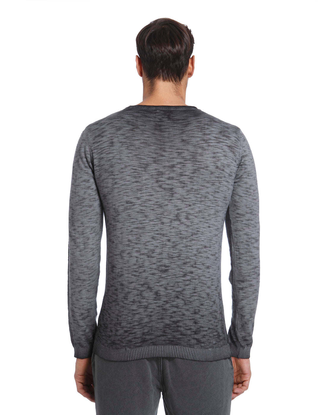 Grey Knit Pullover