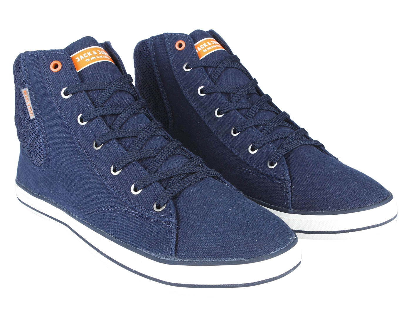 Blue Ankle High Sneakers