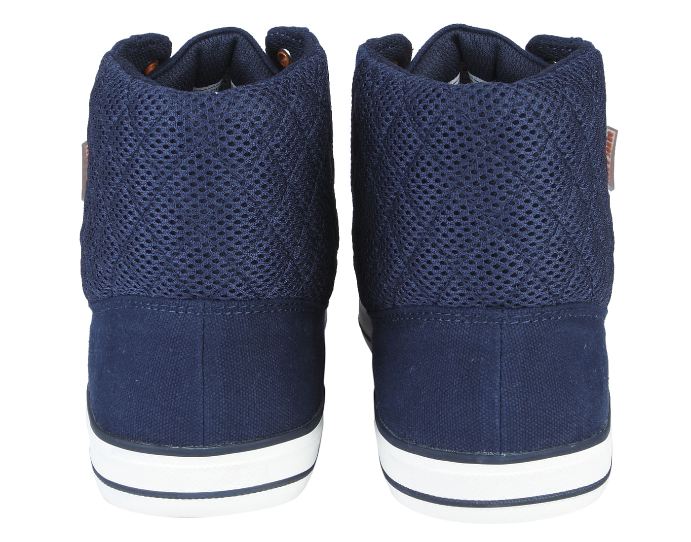 Blue Ankle High Sneakers