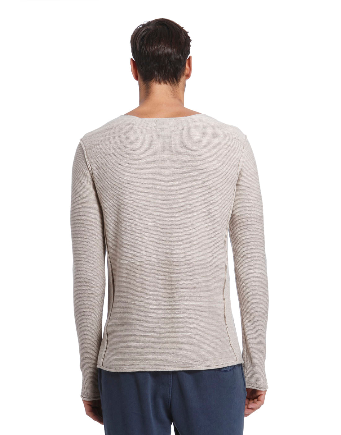 Beige Knit Pullover