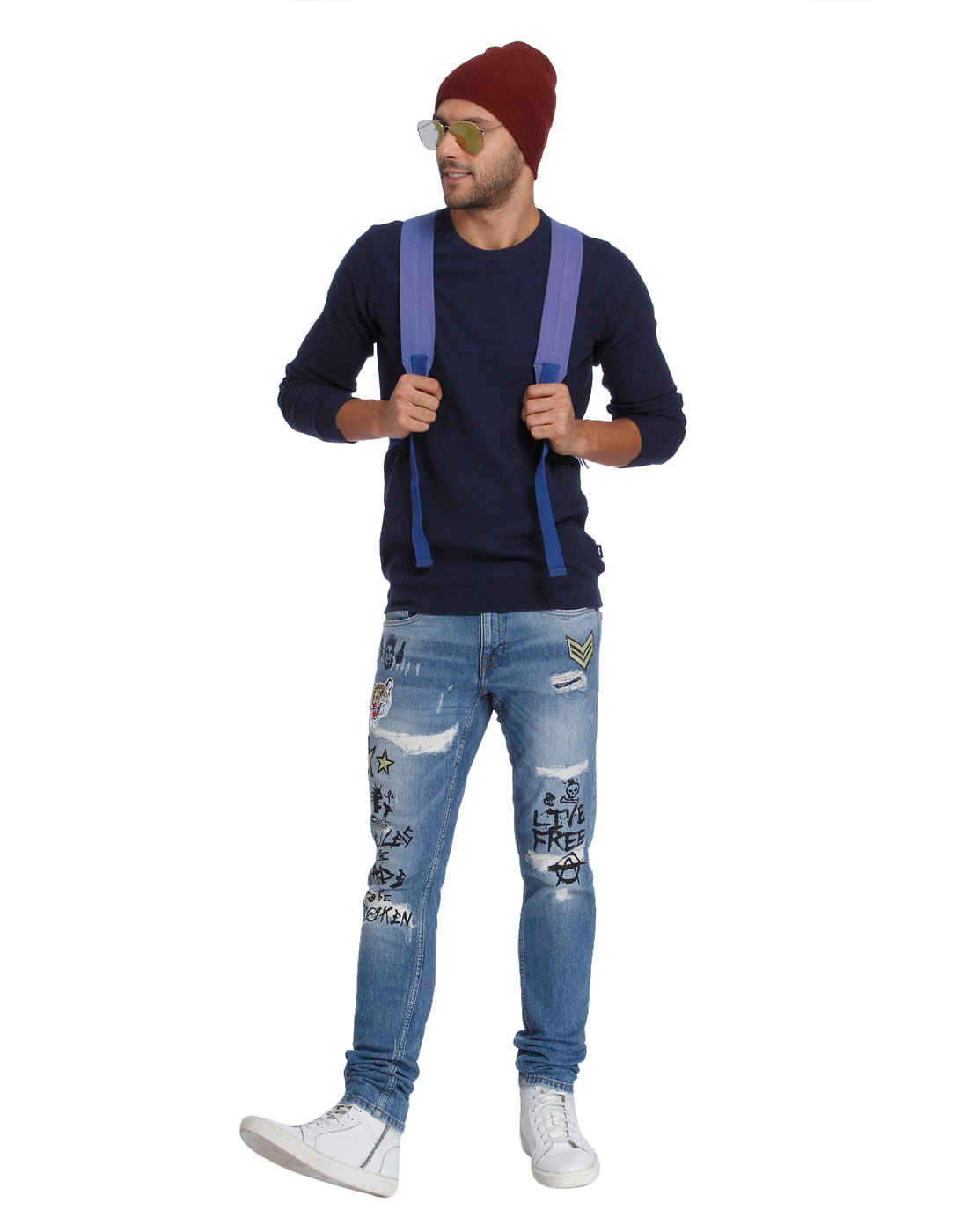 Blue Pullover