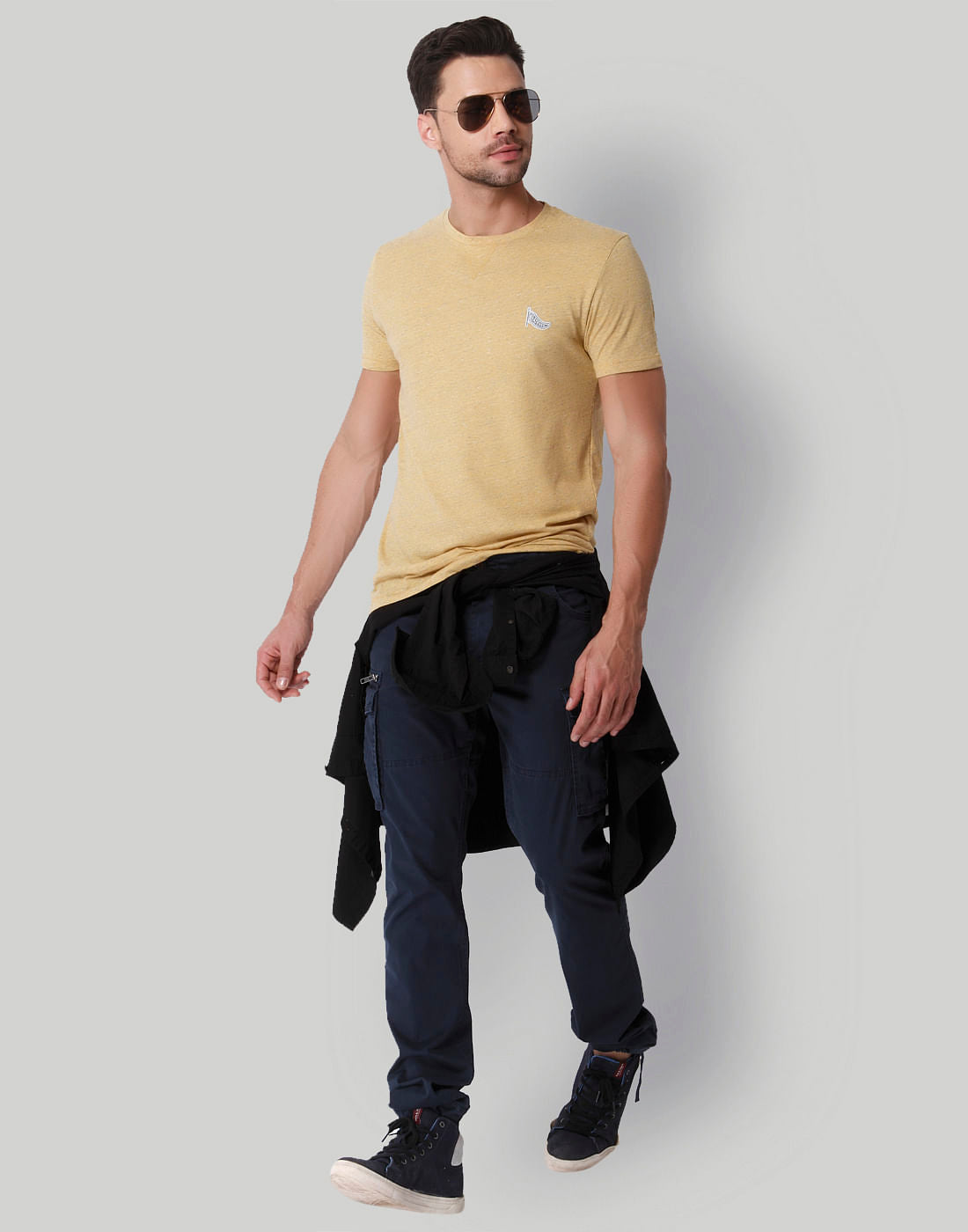 Ochre Crew Neck T-Shirt