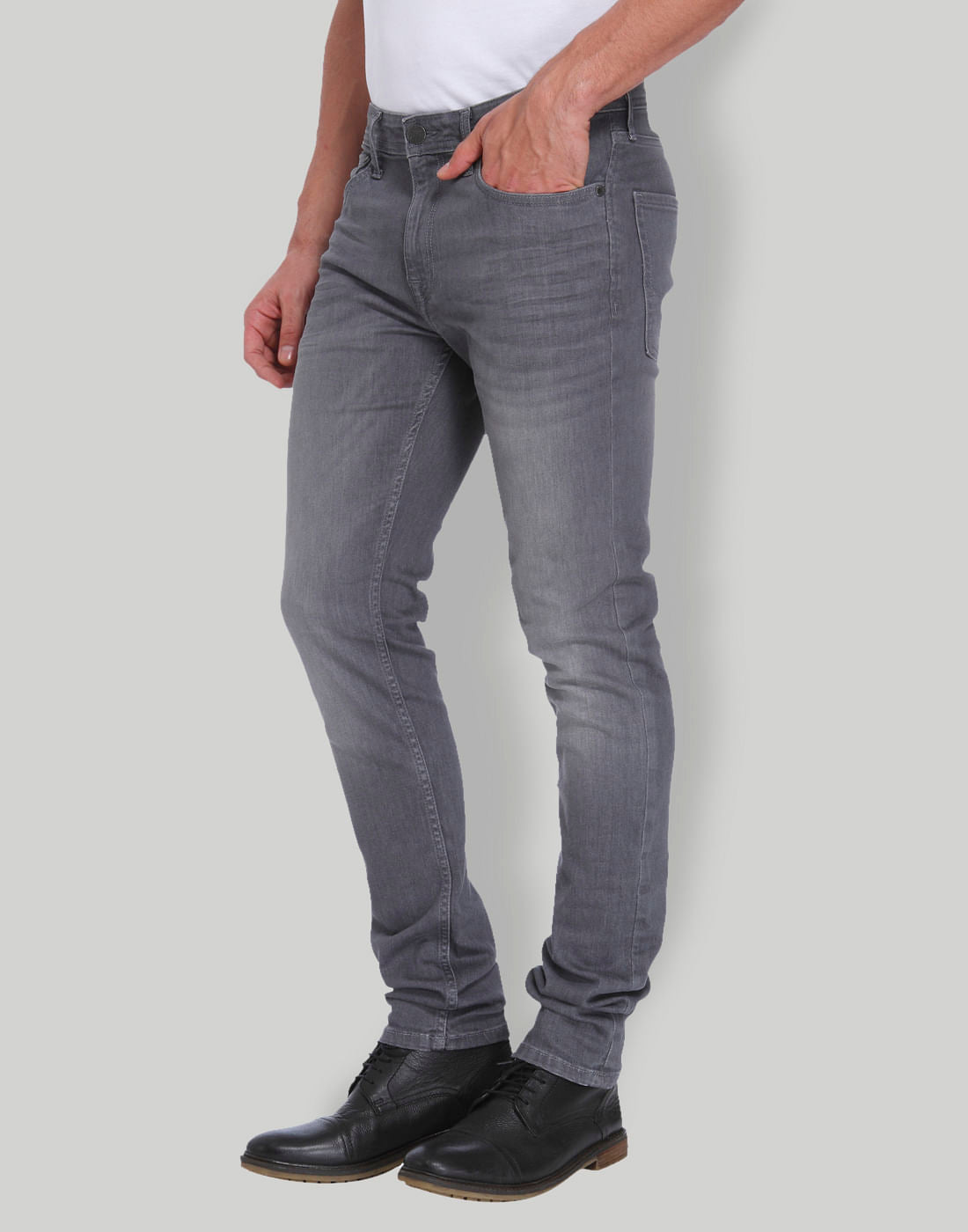 Grey Ben Skinny Fit Jeans