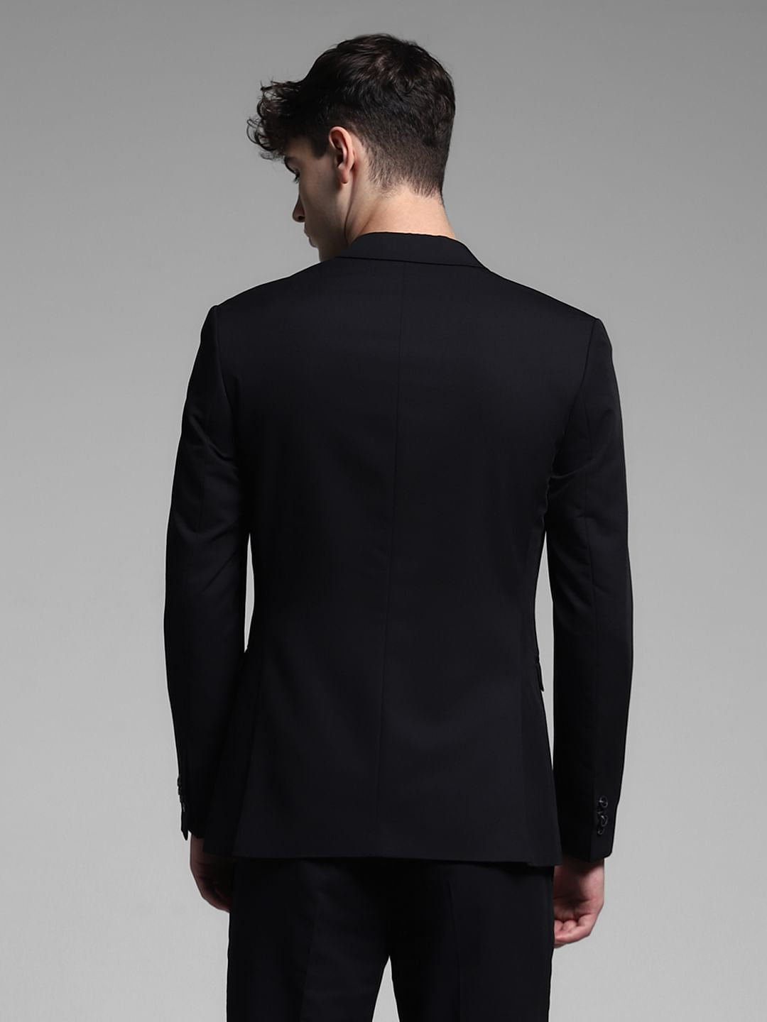 Black Double Button Blazer