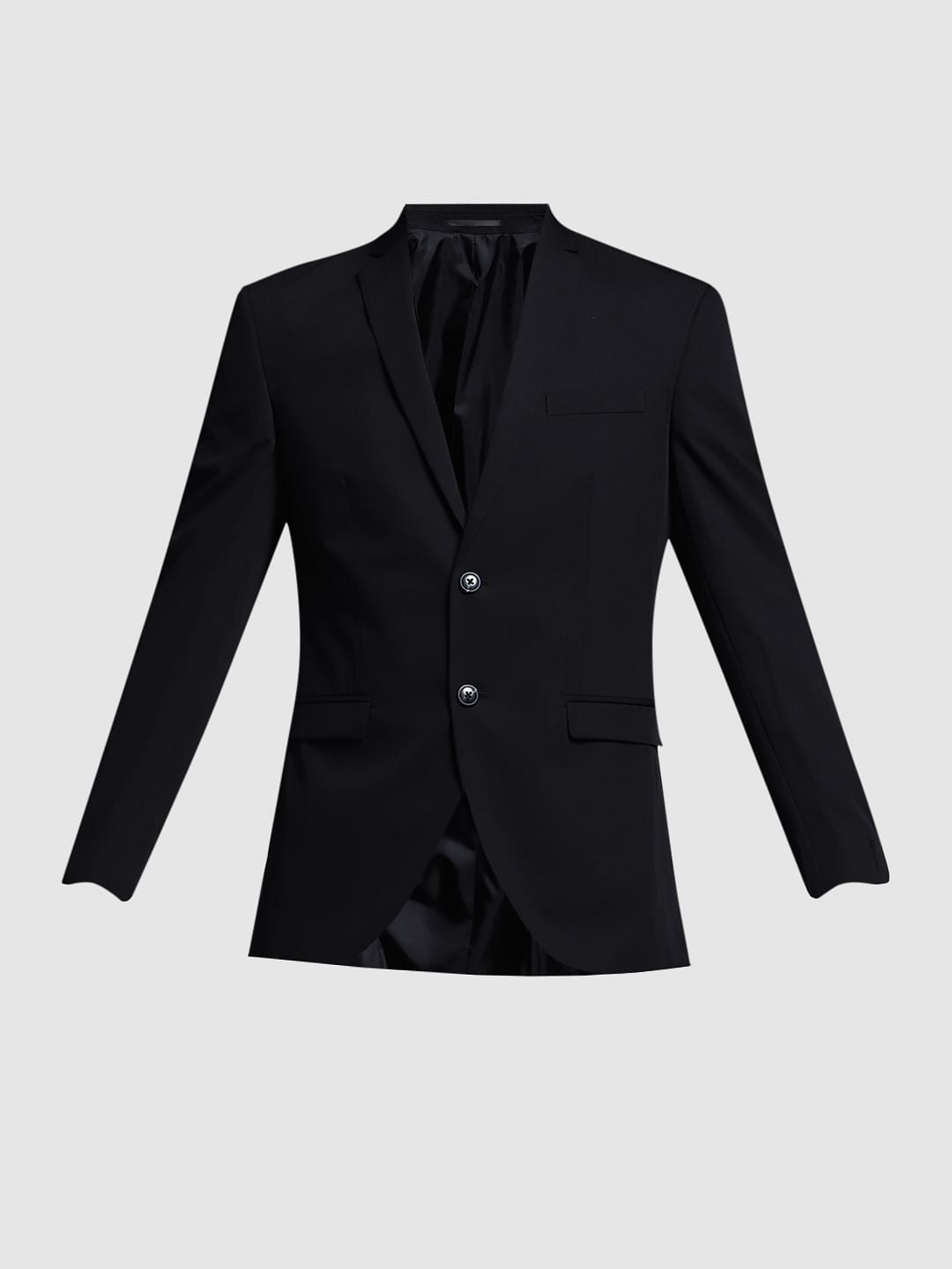 Black Double Button Blazer