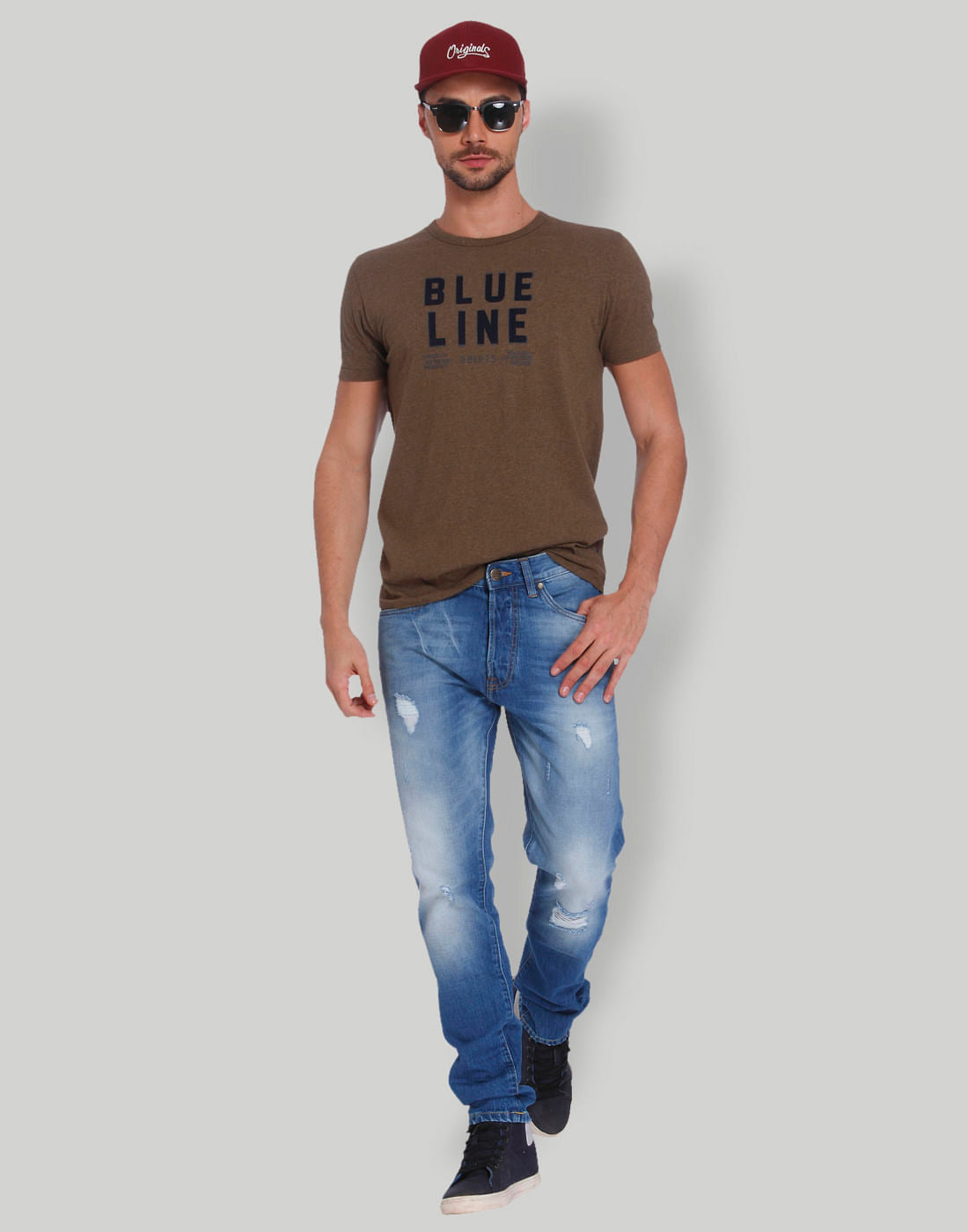 Blue Erik Anti Fit Jeans