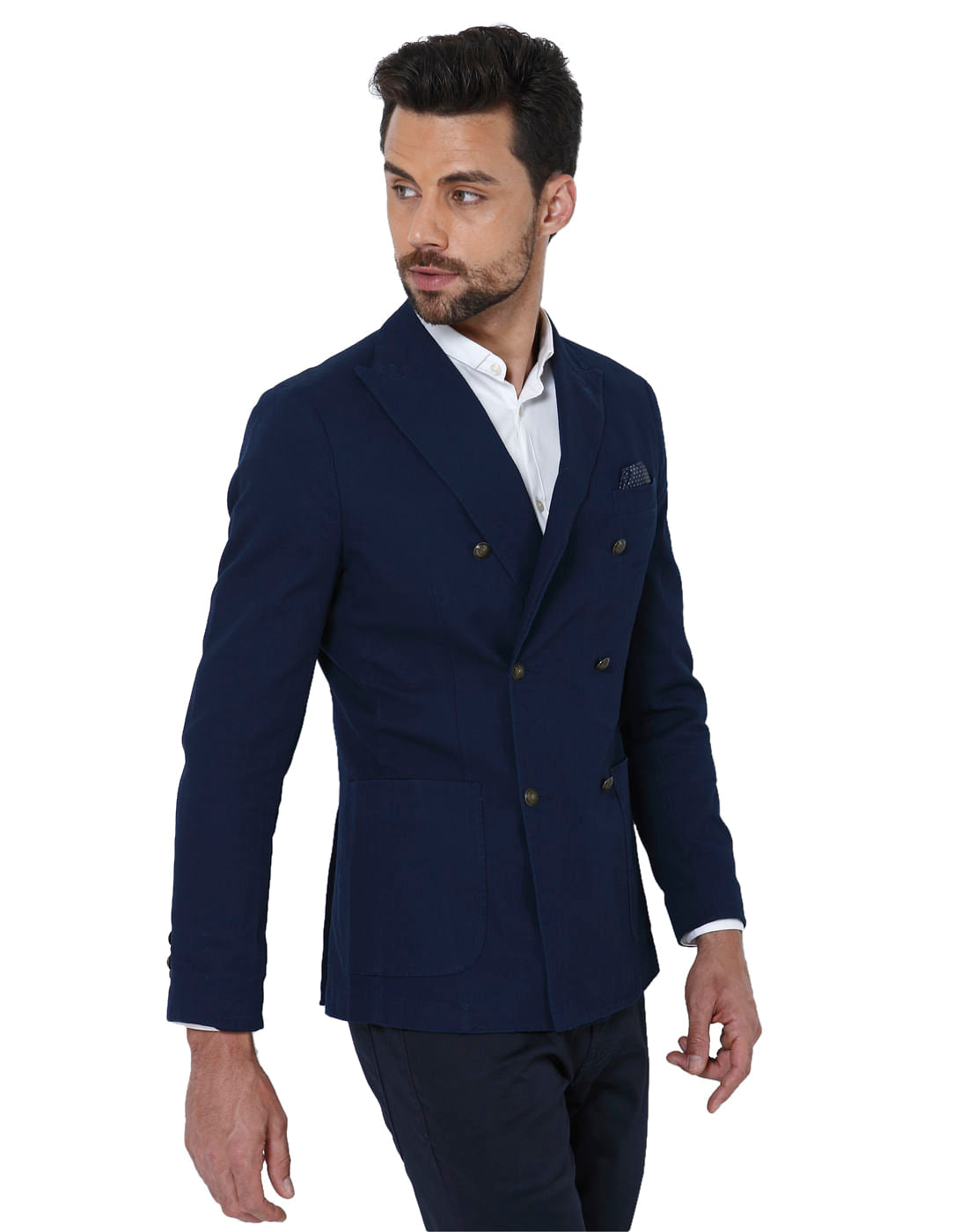 Navy Blue Slim Fit Blazer