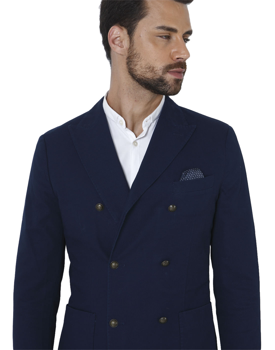 Navy Blue Slim Fit Blazer