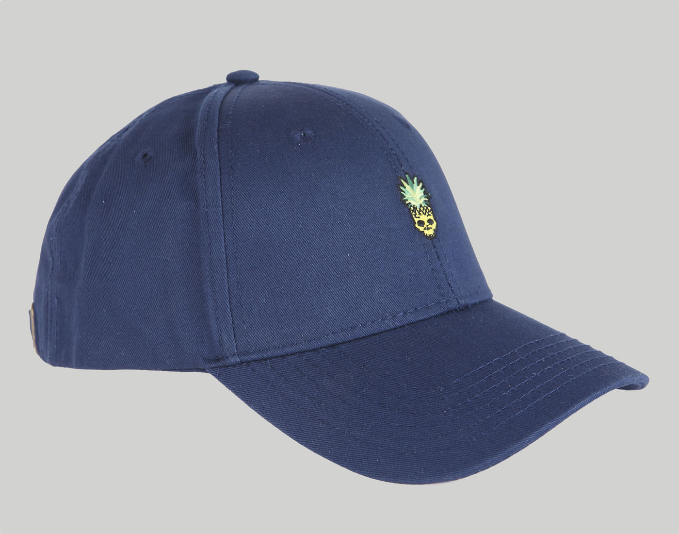 Blue Embroidered Baseball Cap
