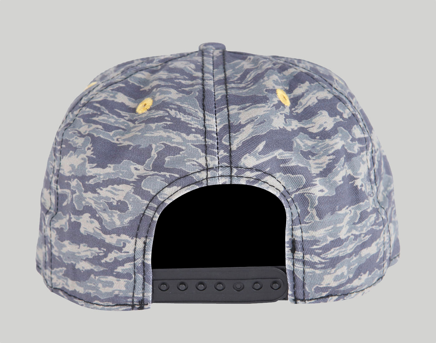 Green Abstract Print Snapback Cap