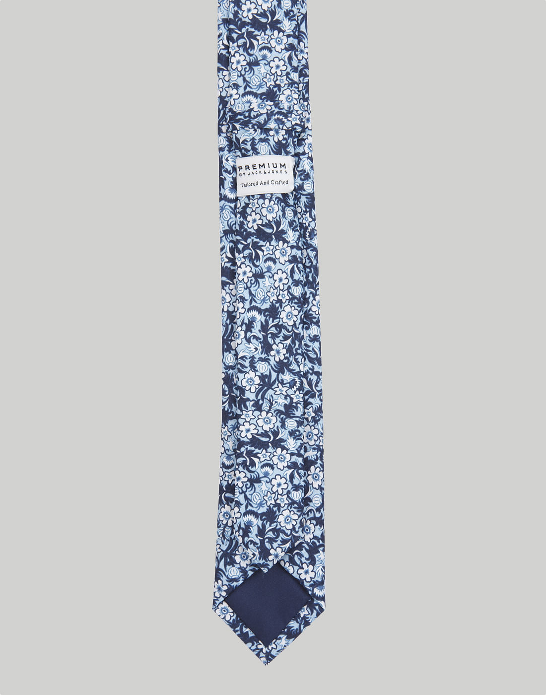 Blue Floral Tie