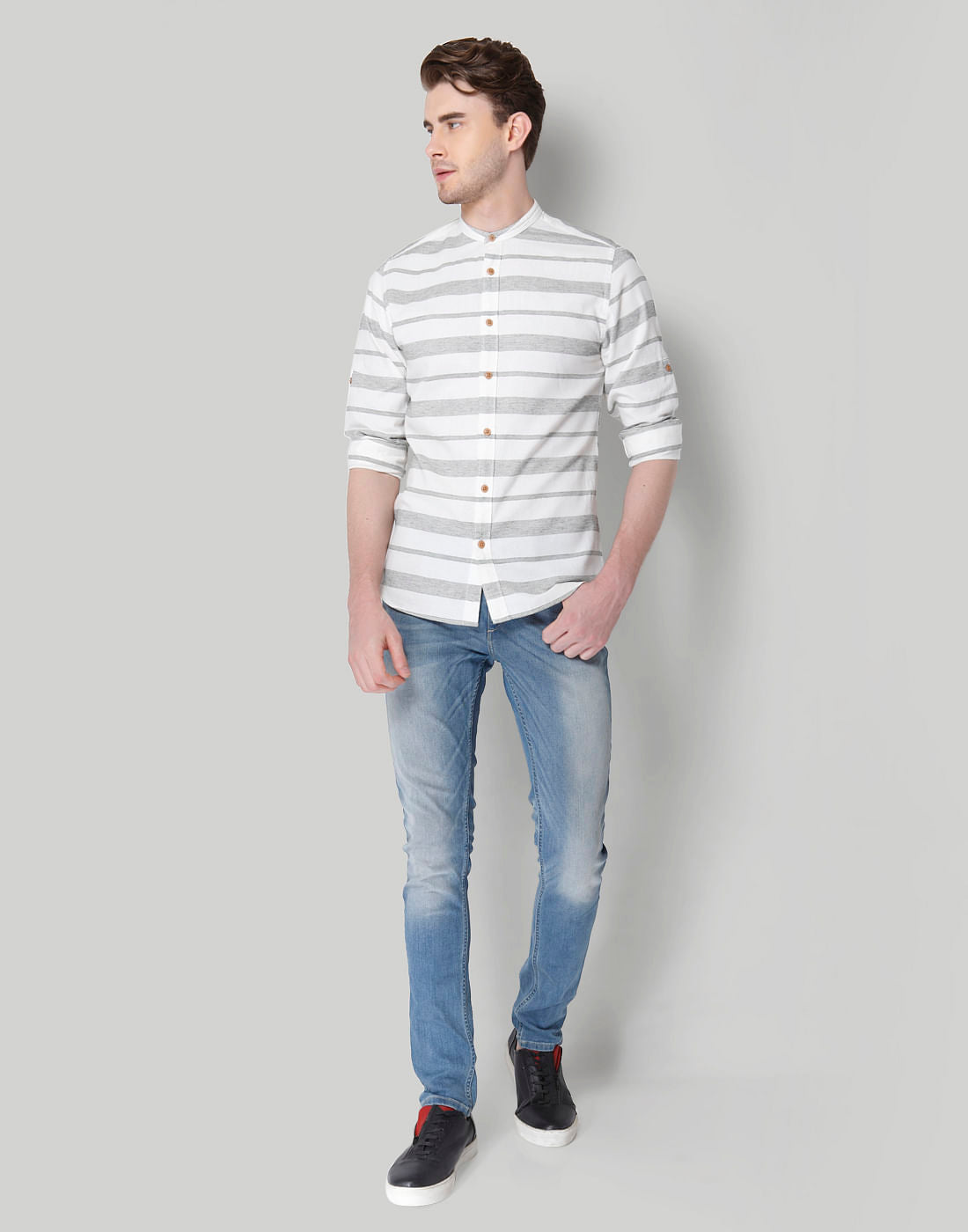 White Slim Fit Shirts