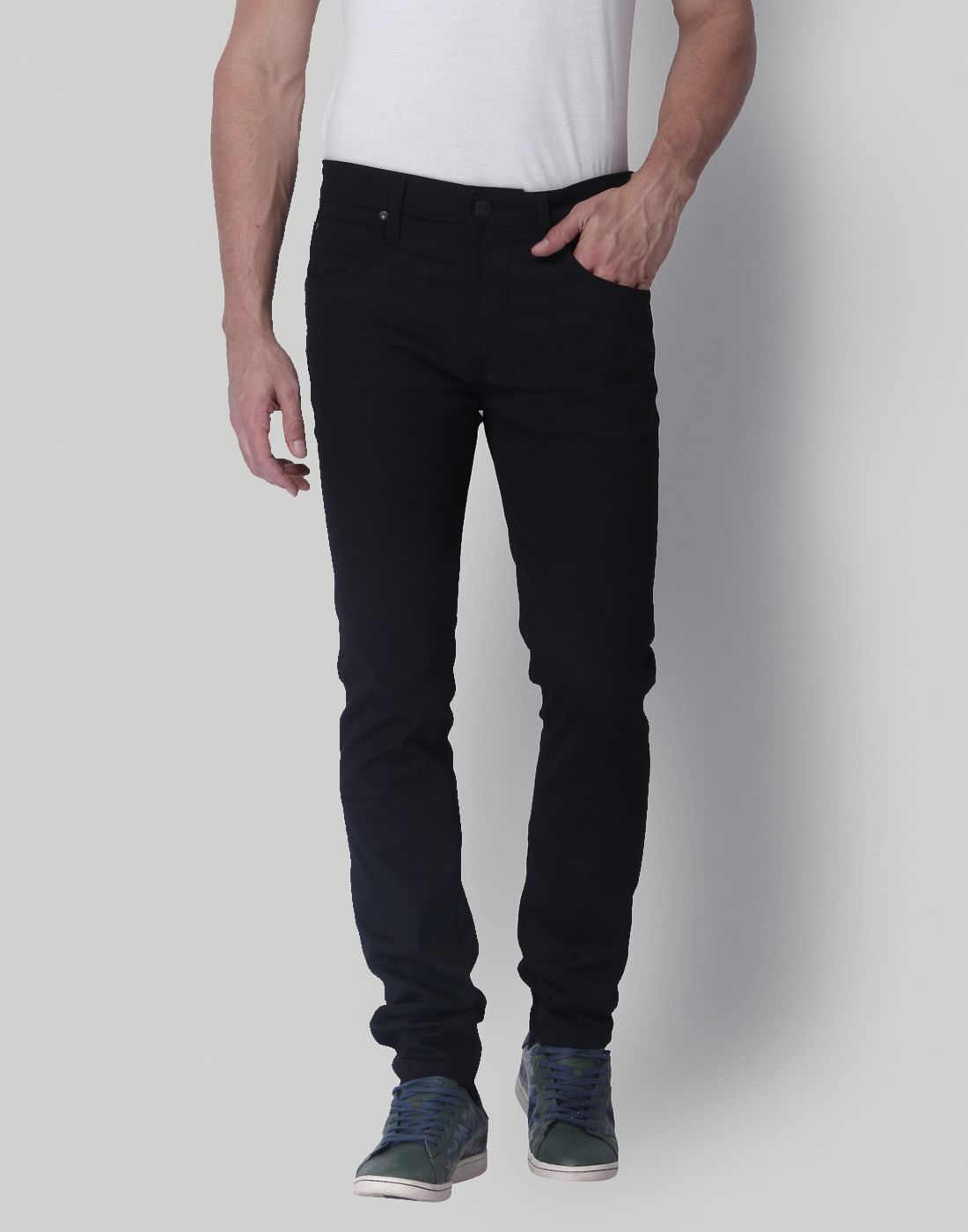 Black Low Rise Ben Skinny Fit Jeans