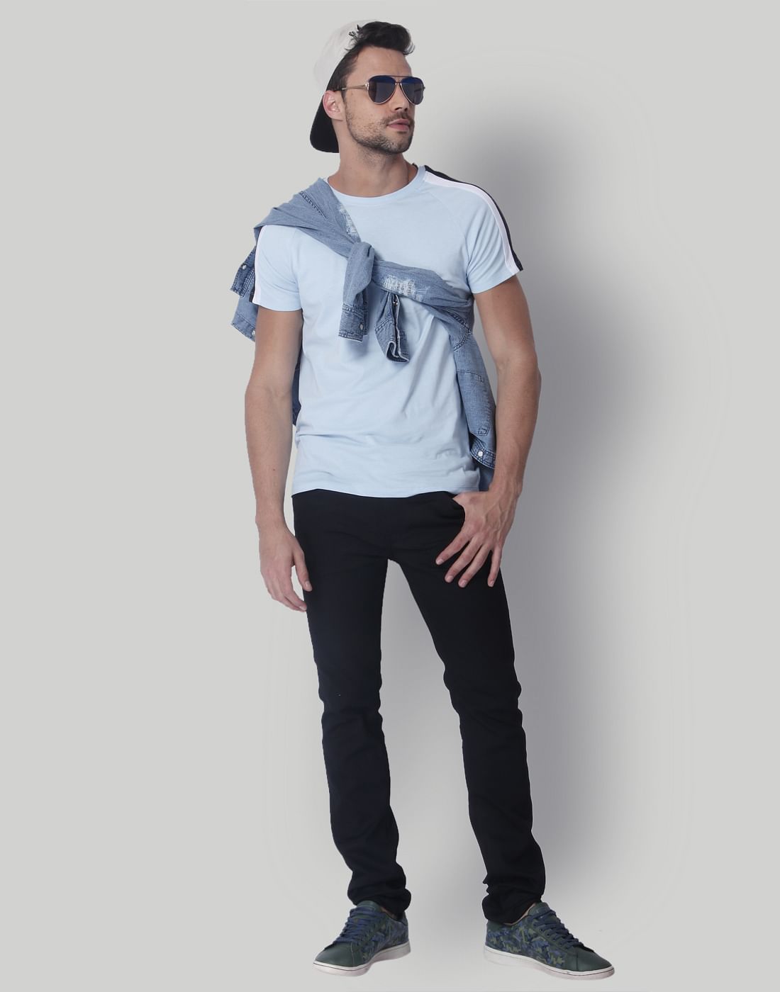 Black Low Rise Ben Skinny Fit Jeans