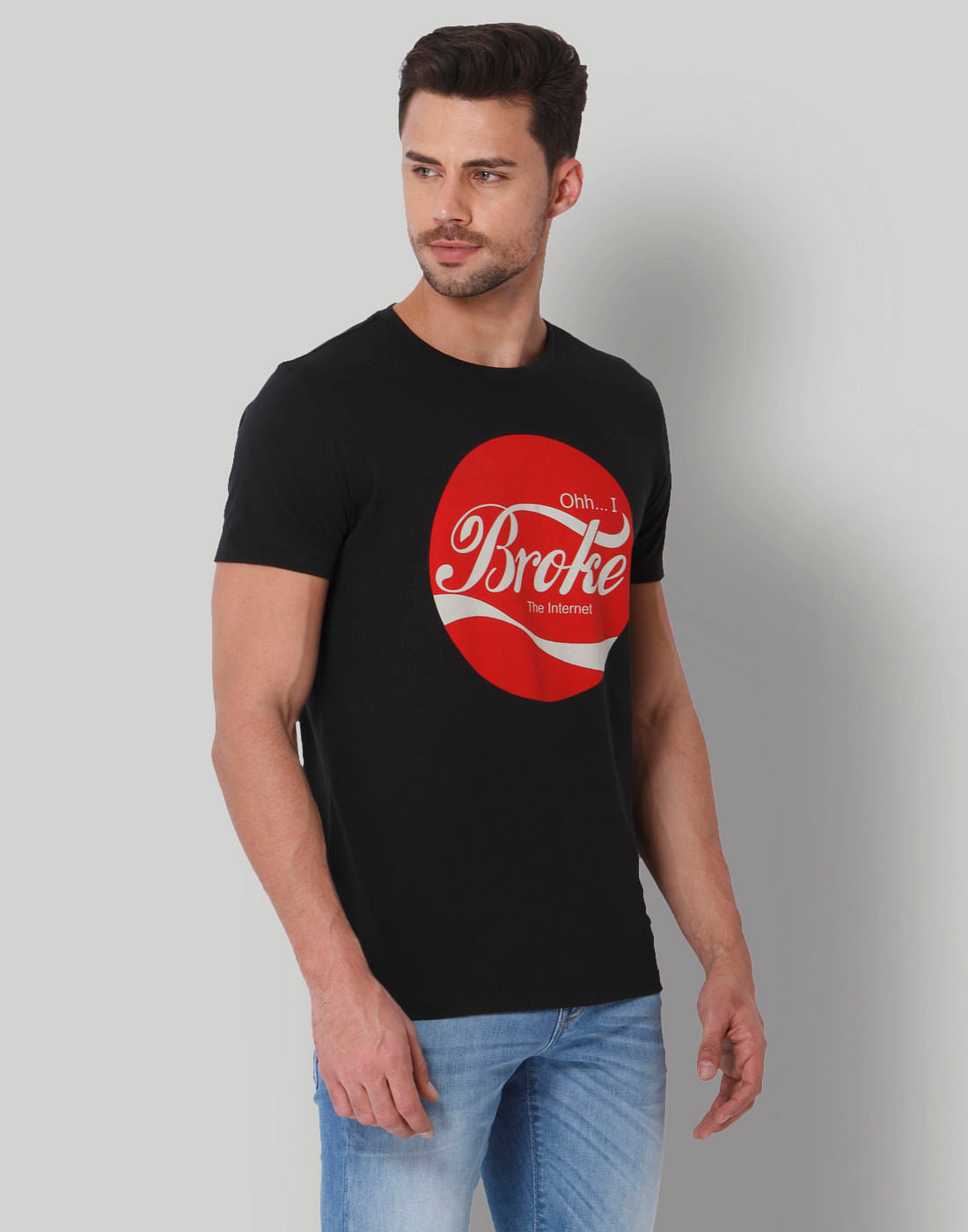 Black Crew Neck T-Shirt