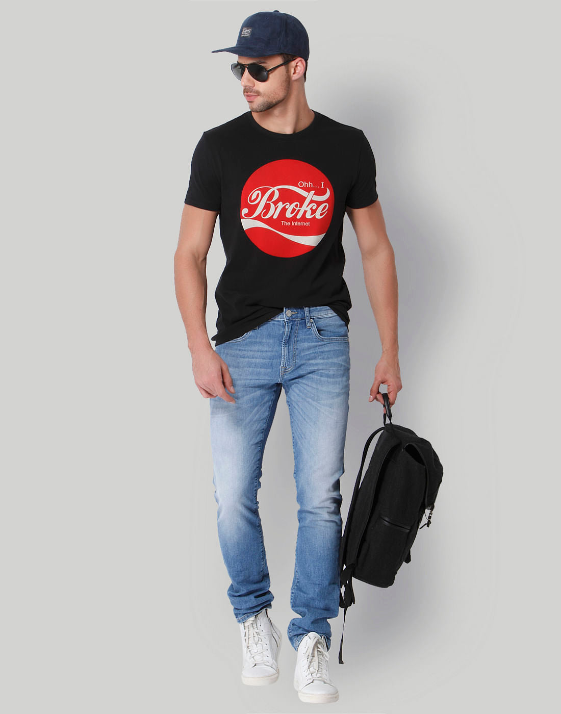 Black Crew Neck T-Shirt