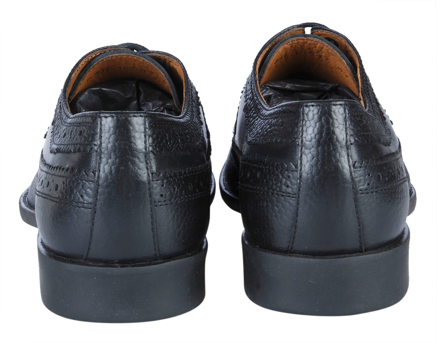 Black Leather Oxford Shoes