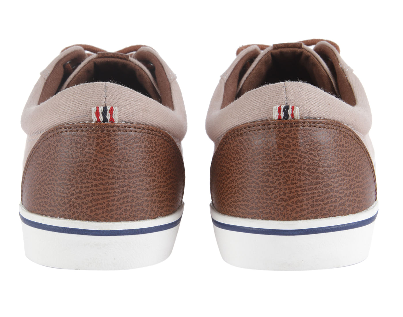 Beige Canvas Sneakers