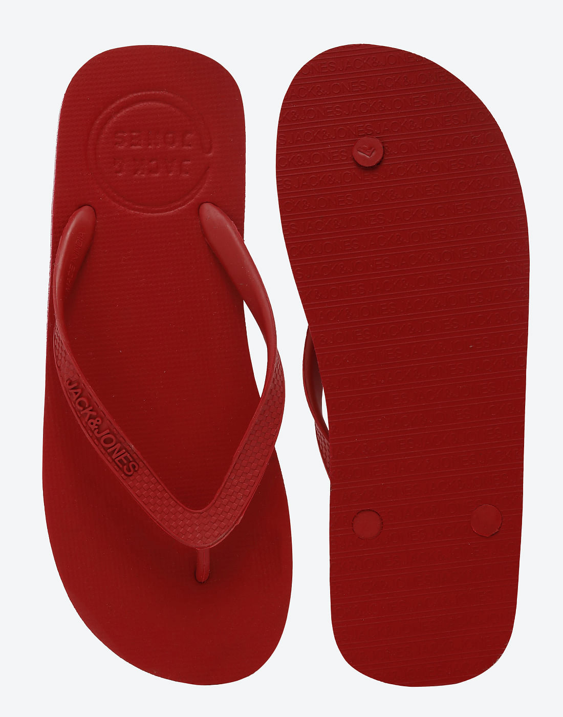 Red Flip Flops