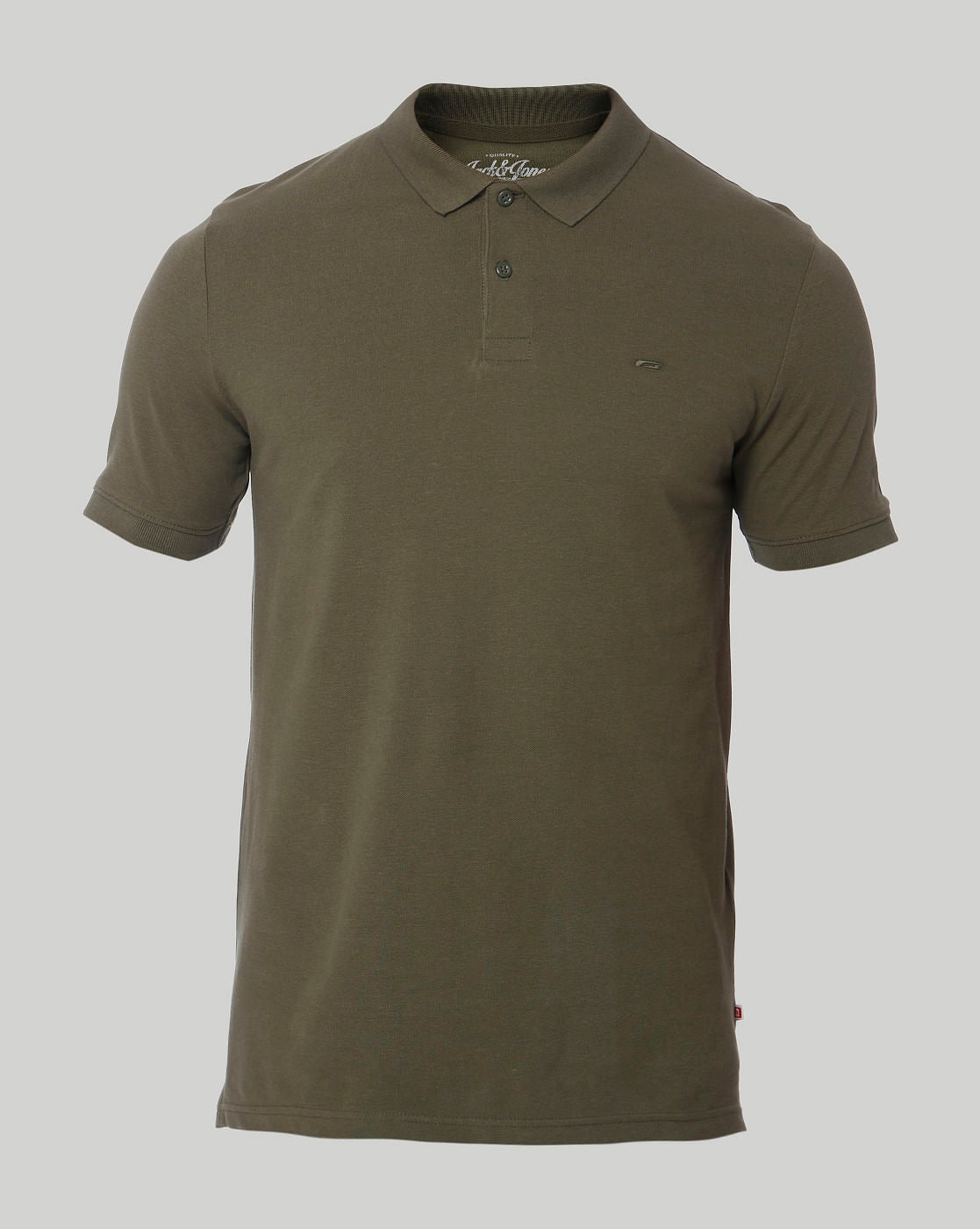 Green Polo Neck T-Shirt