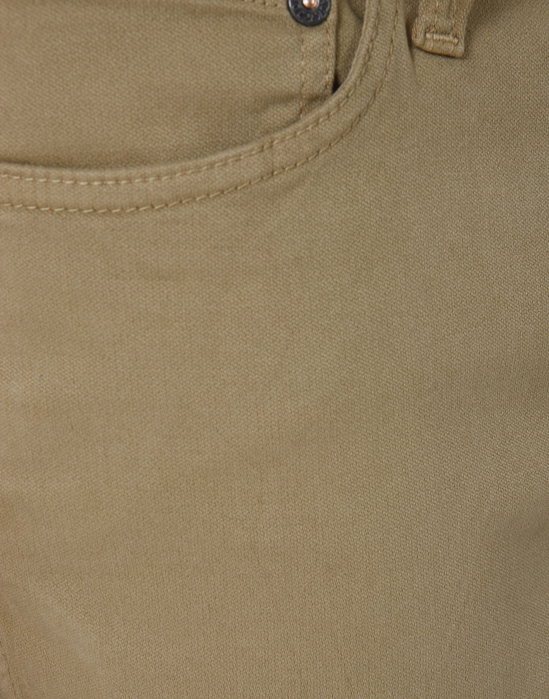 Brown Low Rise Slim Fit Pants