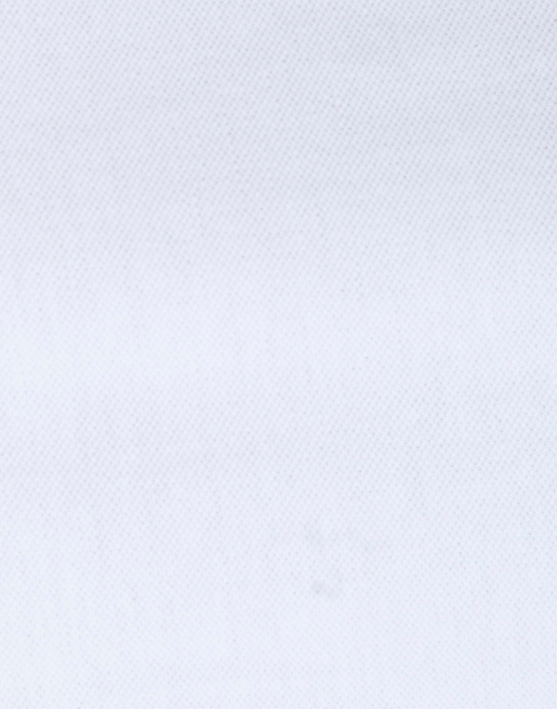 White Contrast Tipping Polo Neck T-Shirt