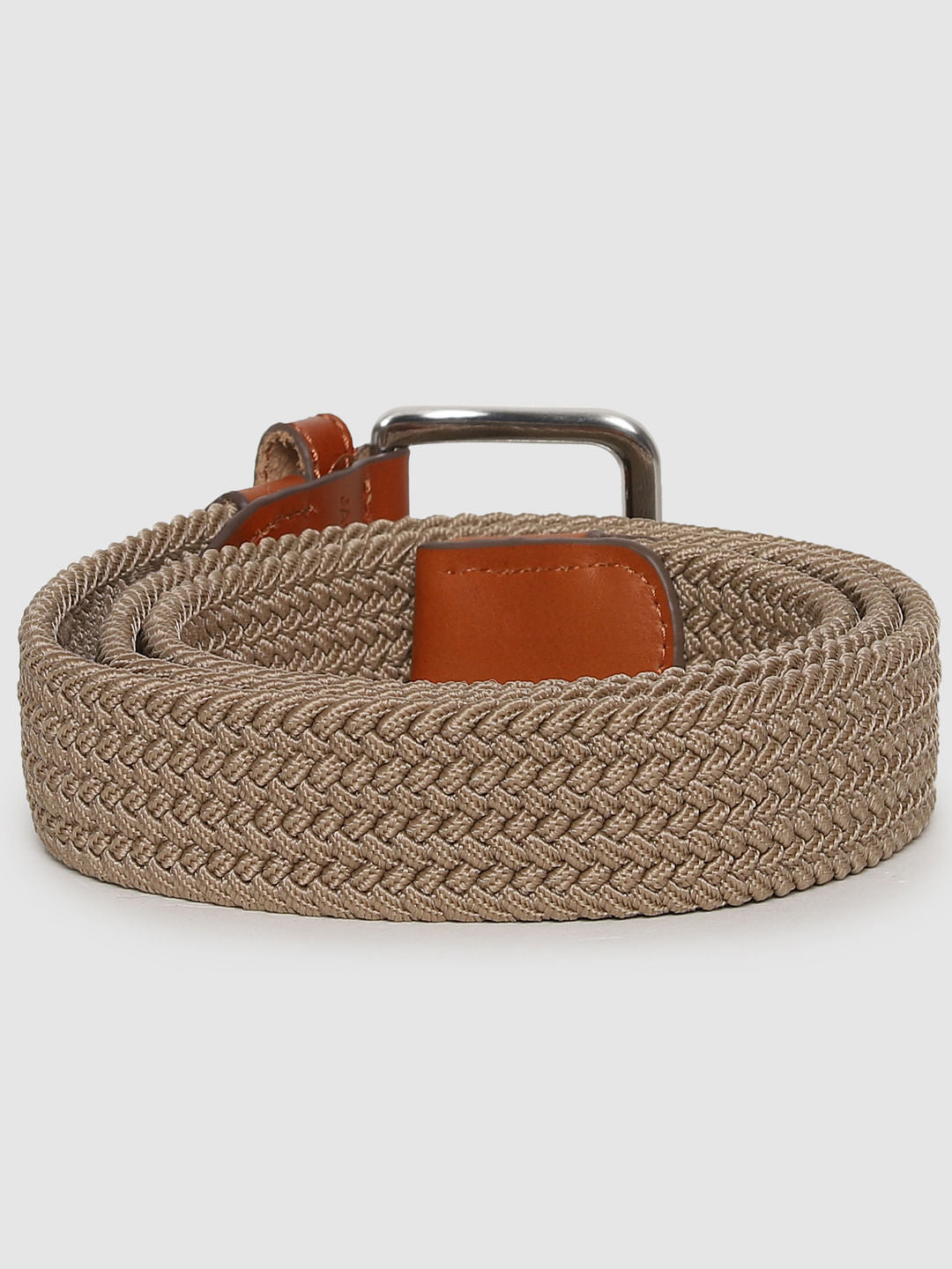 Beige Woven Belt