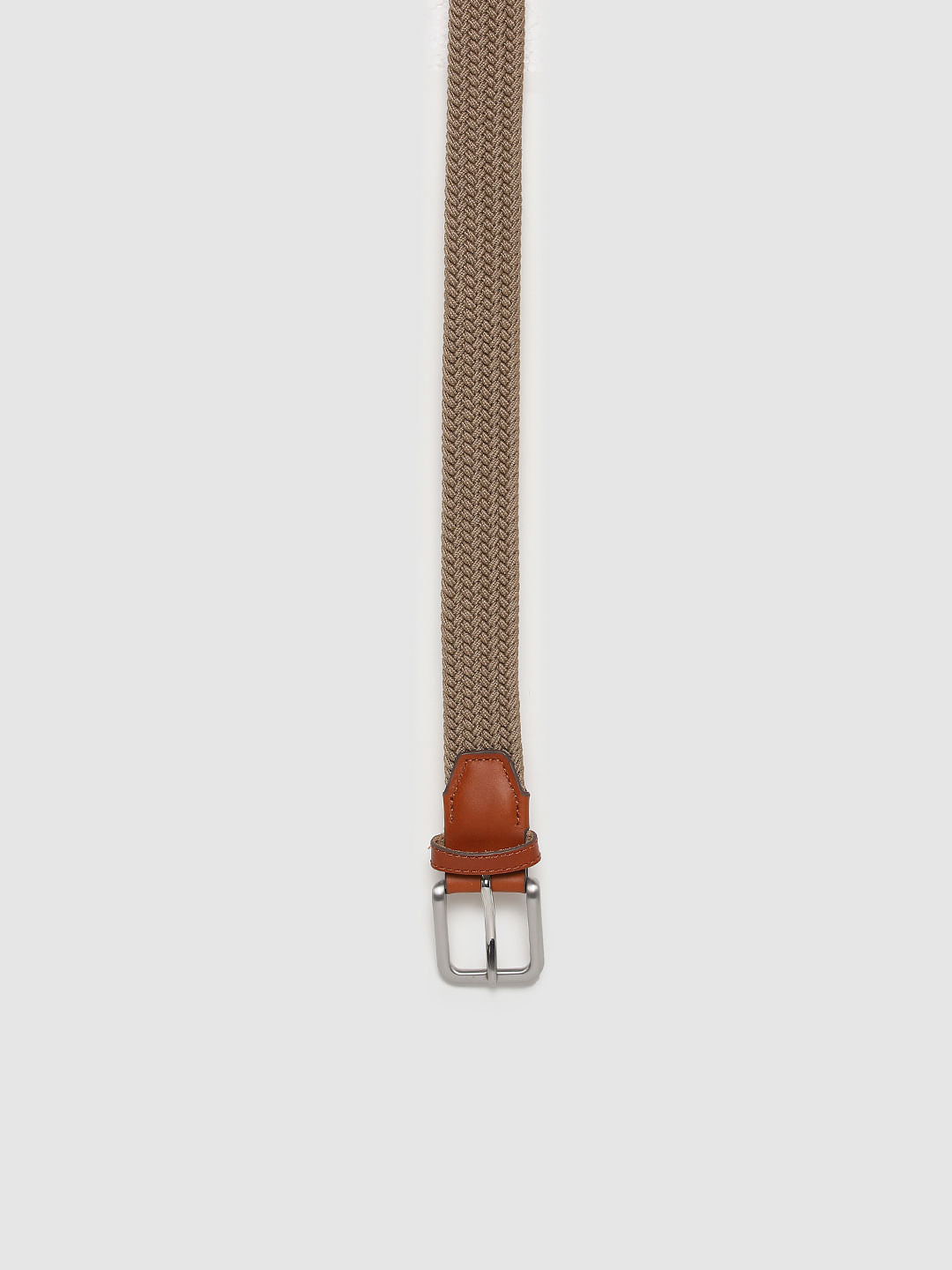 Beige Woven Belt
