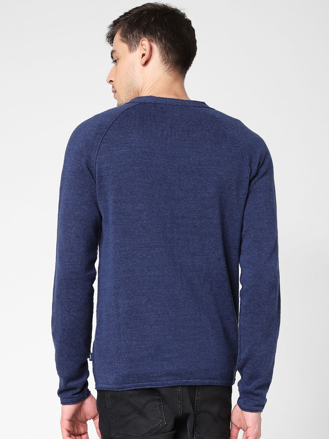 Blue Front Open Cardigan