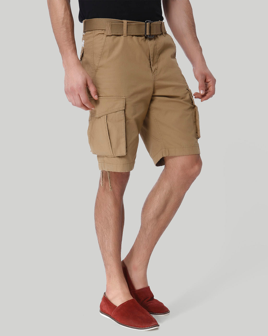 Brown Cargo Shorts