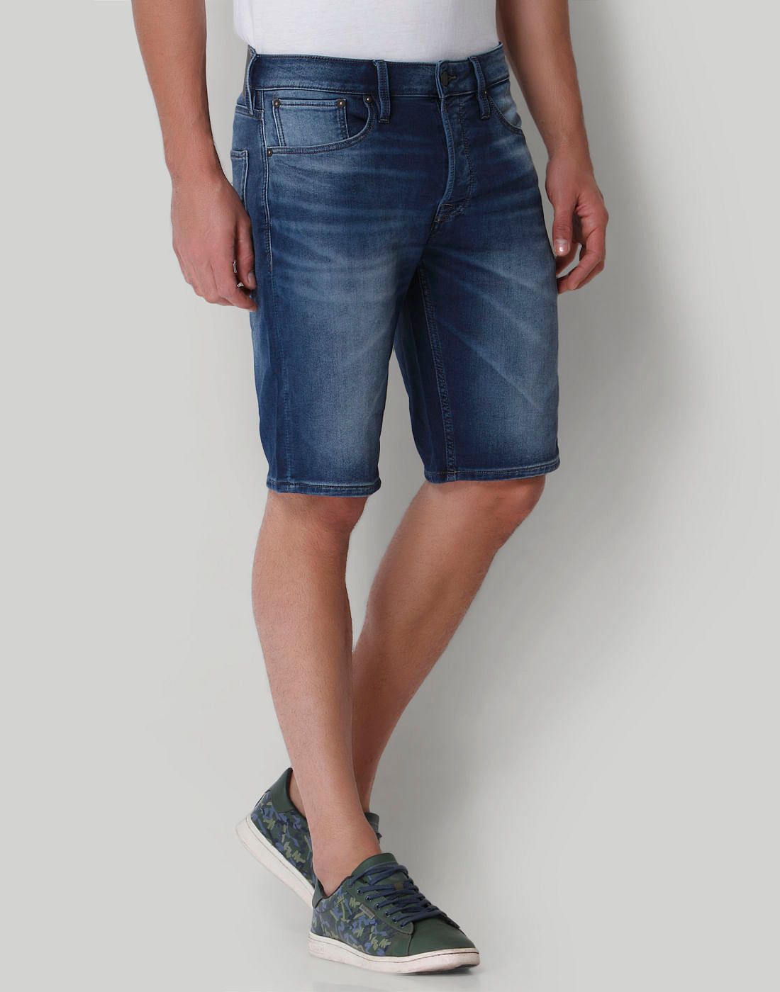 Blue Denim Shorts