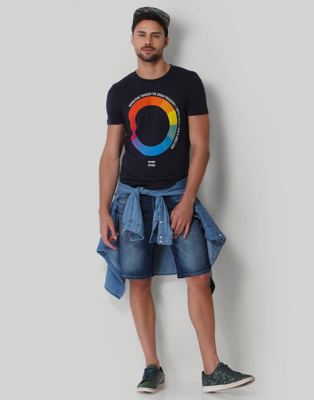 Blue Denim Shorts