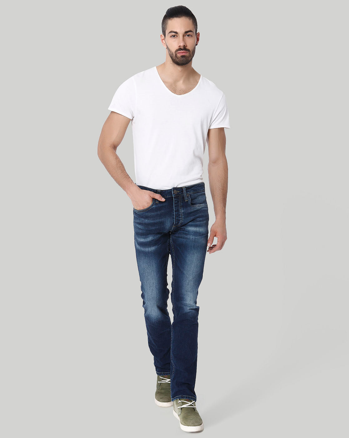Blue Clark Regular Fit Jeans