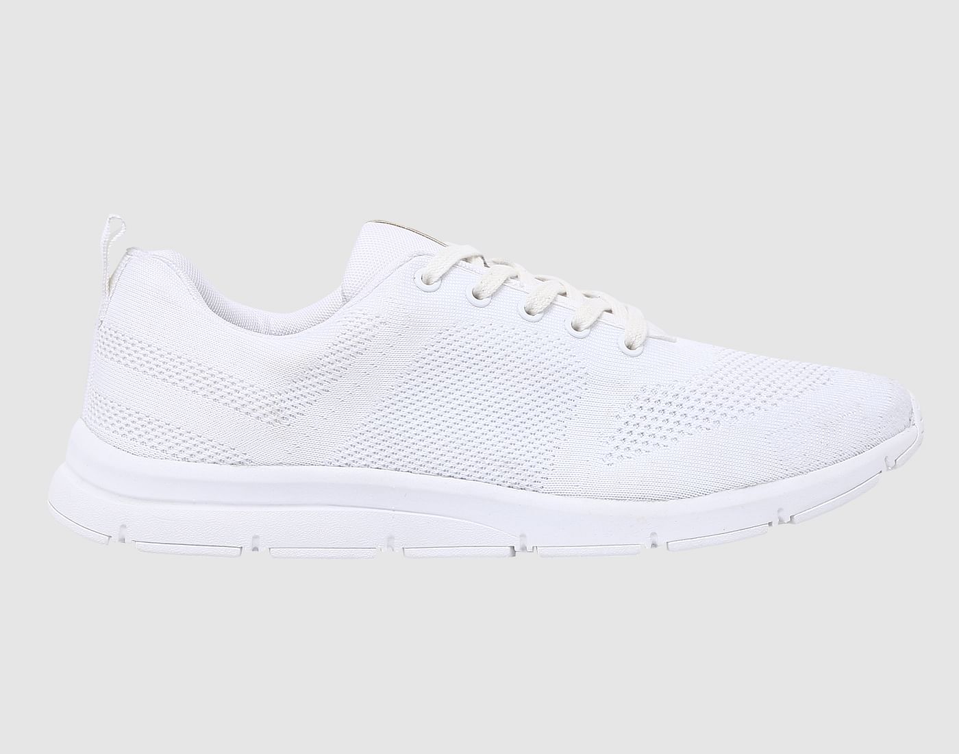 White Mesh Sneakers