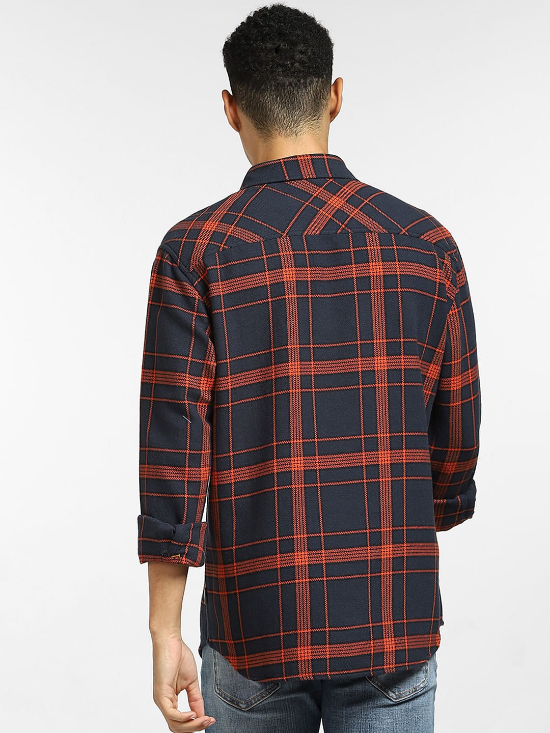 Red Check Full Sleeves Shirt