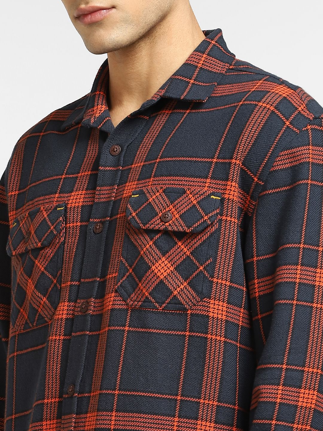 Red Check Full Sleeves Shirt