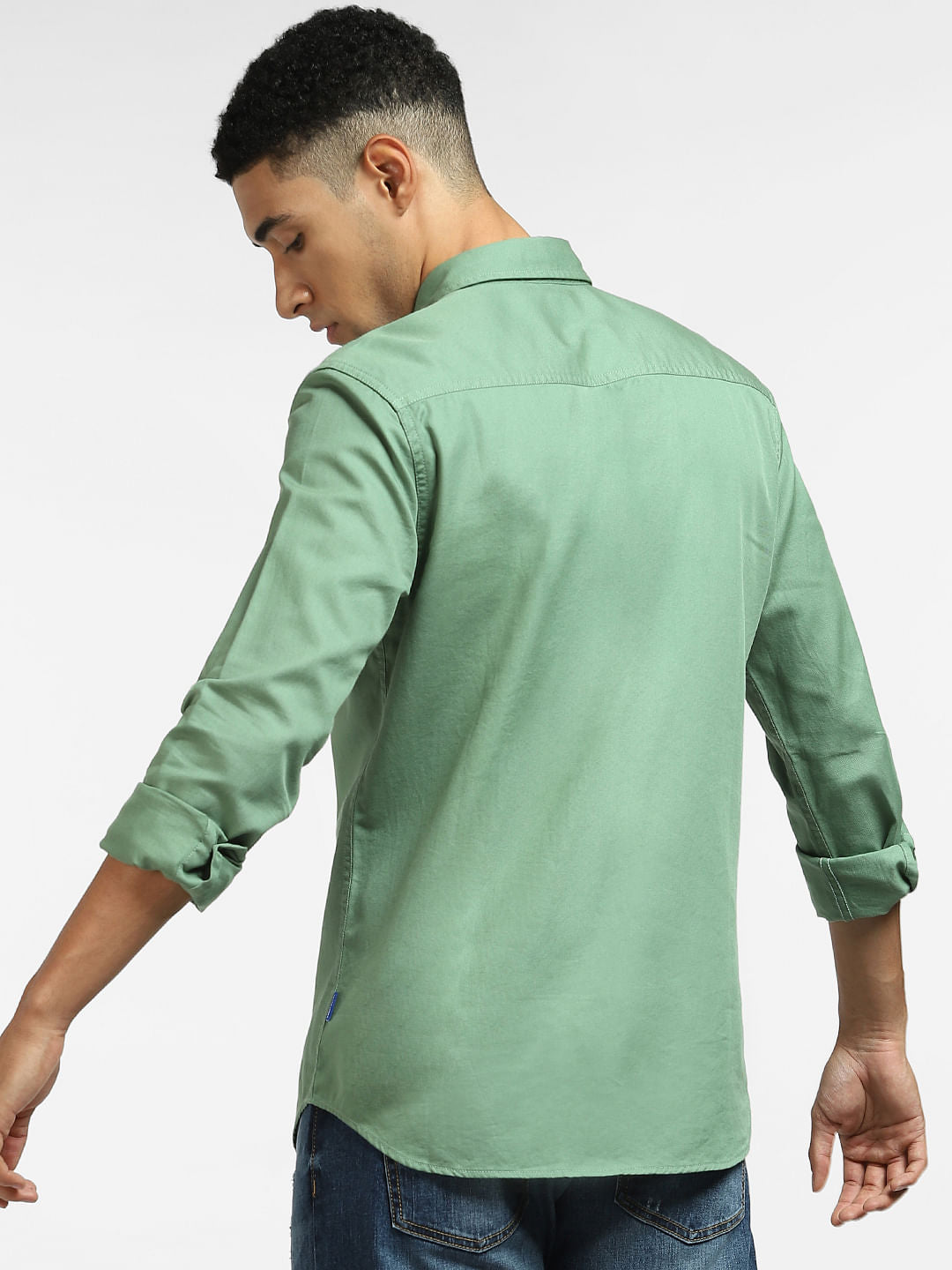 Green Full Sleeves Shirt