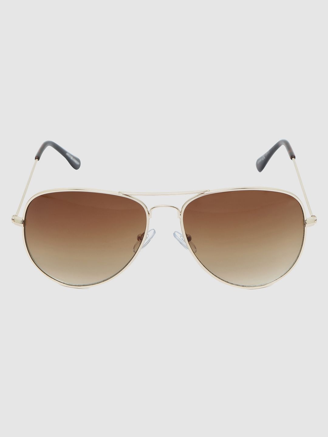 Brown Aviator Sunglasses