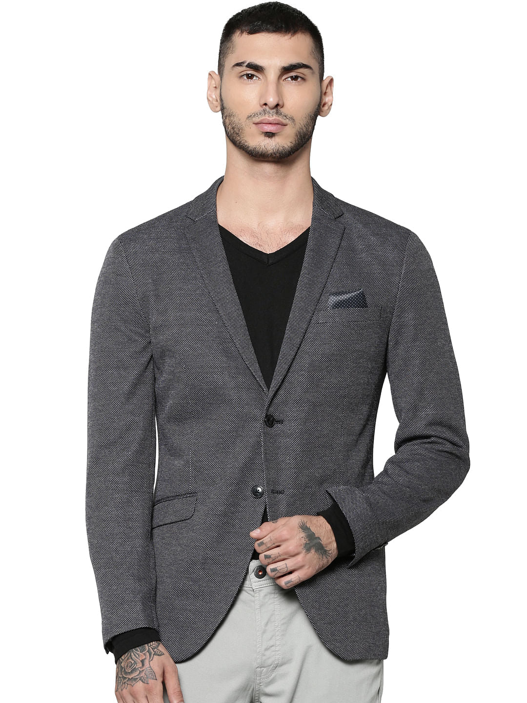 Black Slim Fit Blazer