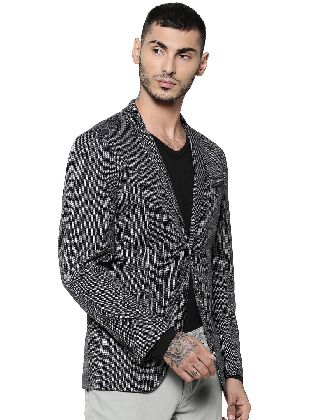 Black Slim Fit Blazer