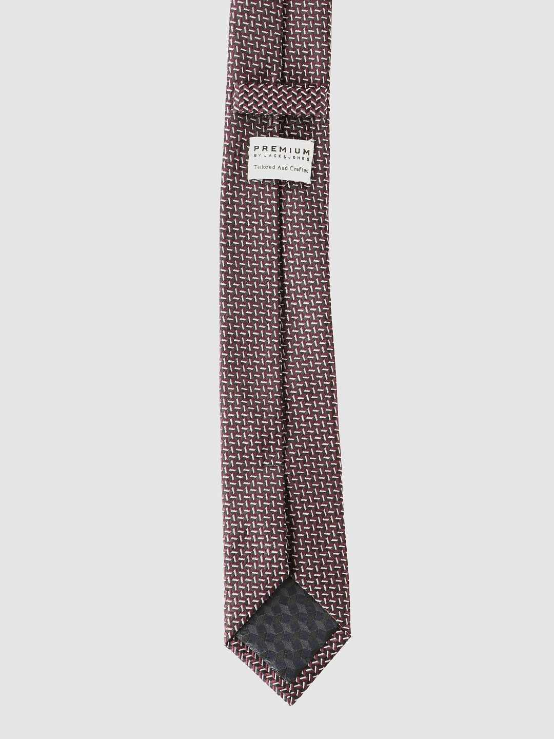 Purple Printed Tie
