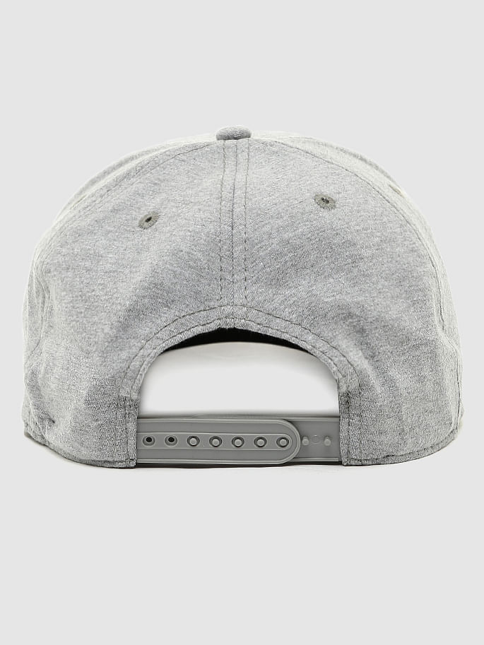 Grey Logo Print Cap