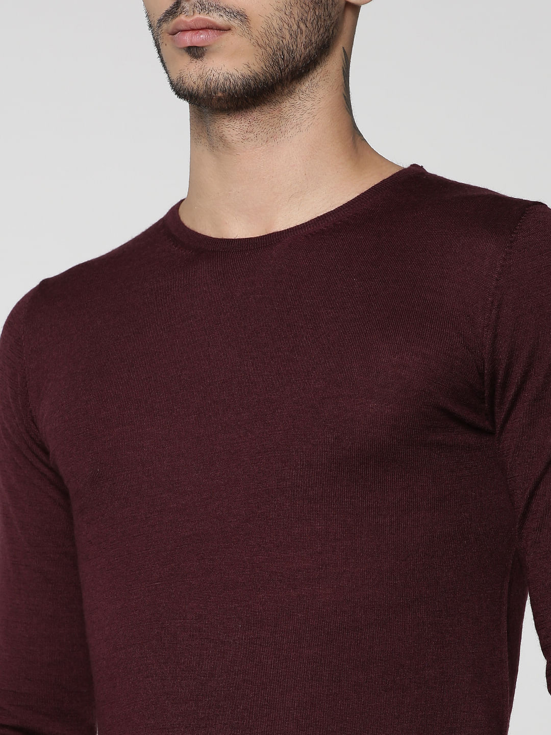 Burgundy Pullover
