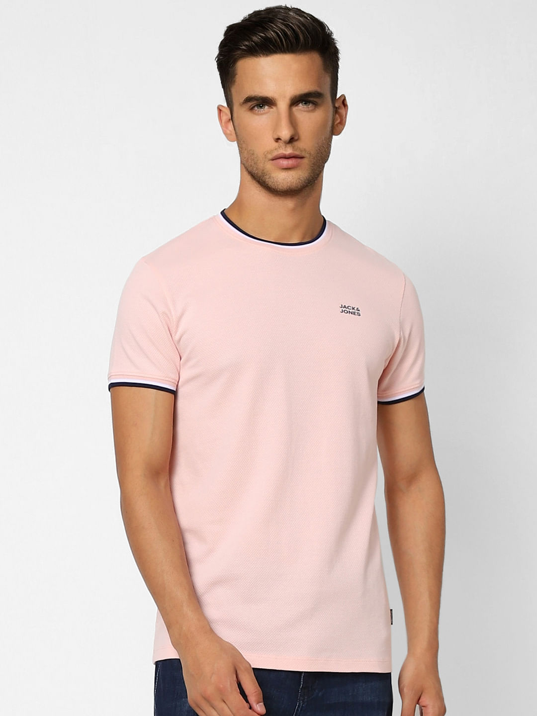 Pink Crew Neck T-shirt